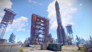 Как лутать космодром в rust